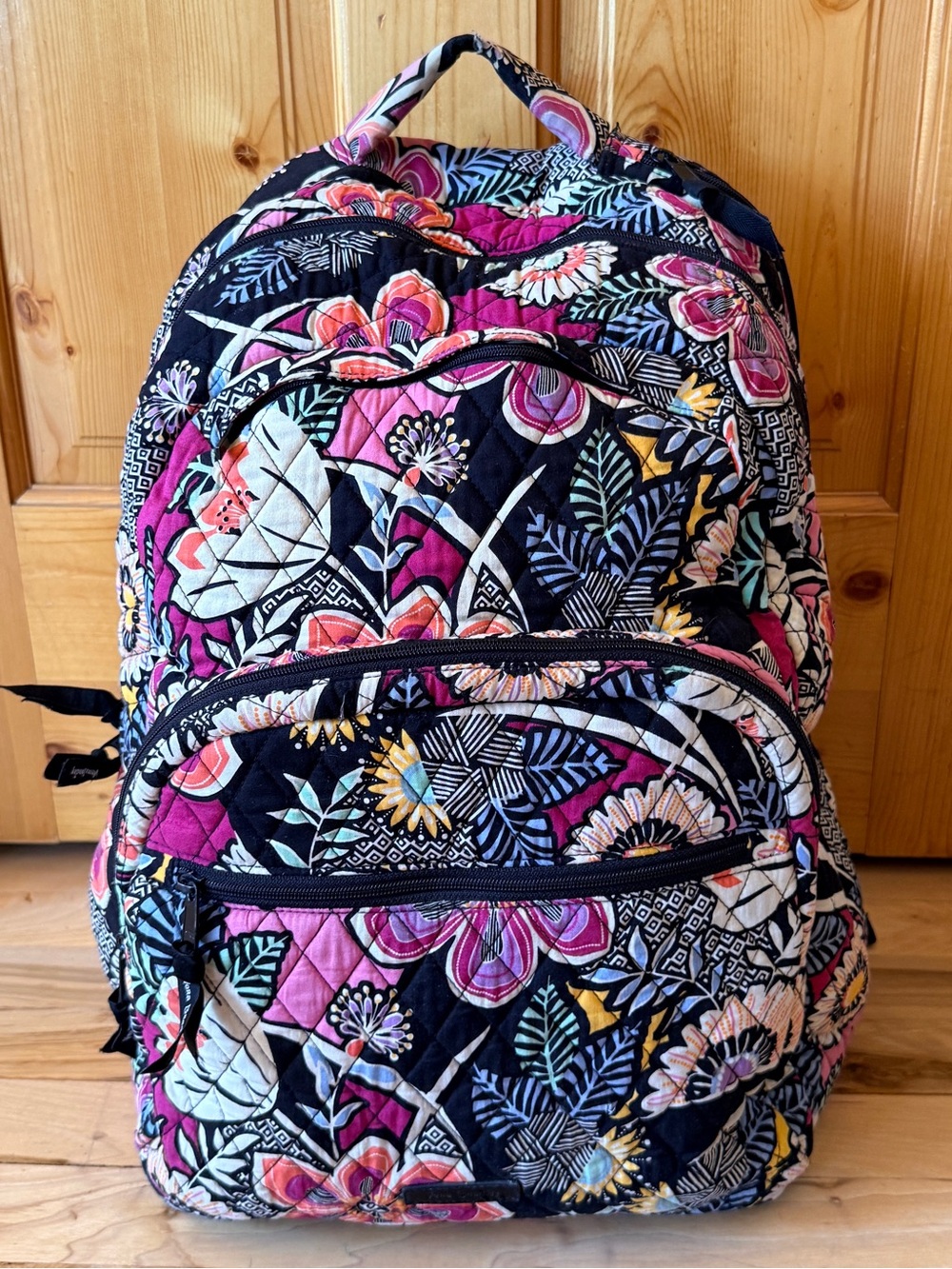Vera Bradley Essential Large Backpack Kauai Floral EXCELLENT